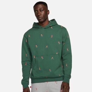 Jordan Essentials Fleece All-Over Print Pullover Hoodie